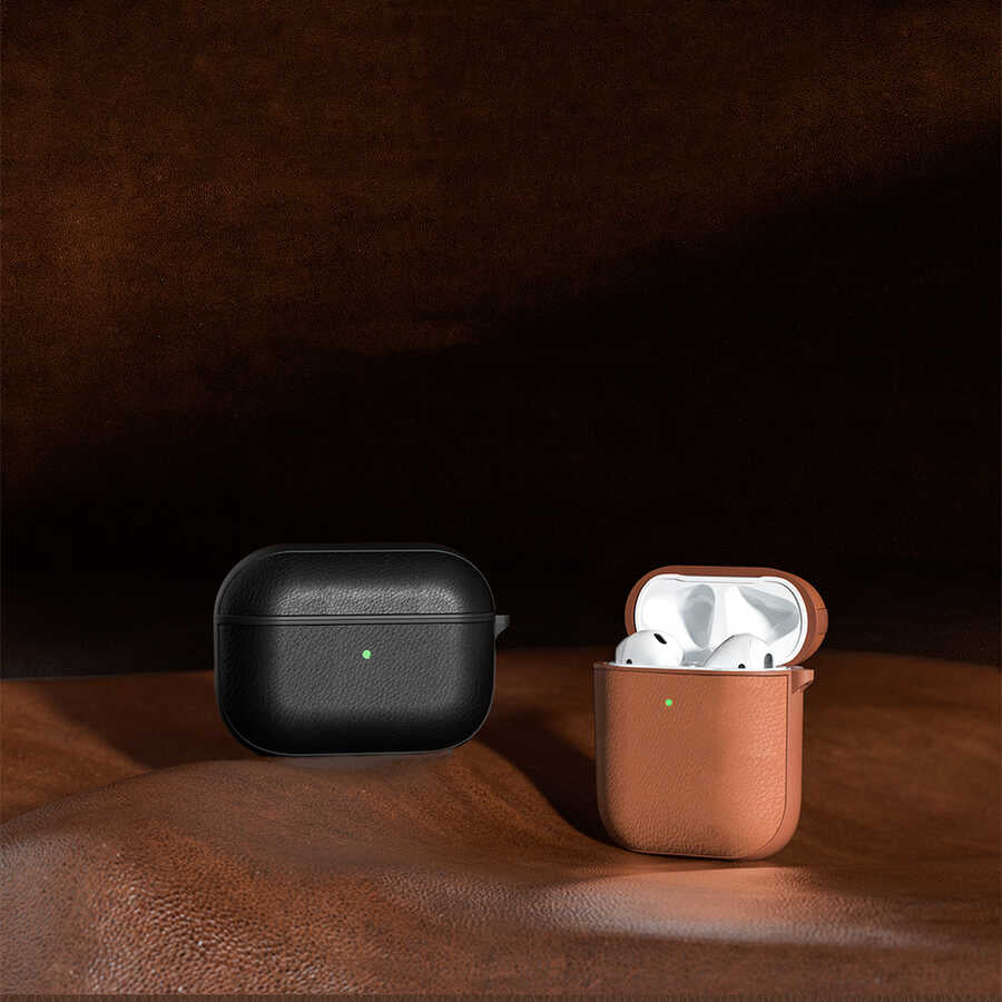 Wiwu Calfskin Airpods Kulaklık Kılıfı - 5 Wiwu Calfskin Airpods Kulaklık Kılıfı - 5